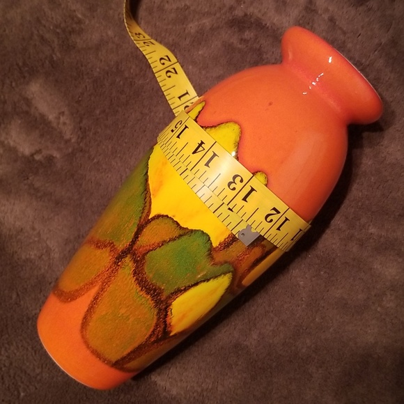 1970s Vintage Poole Pottery Vase Delphis 15 Abstract signed by Elaine Martin - Picture 14 of 17